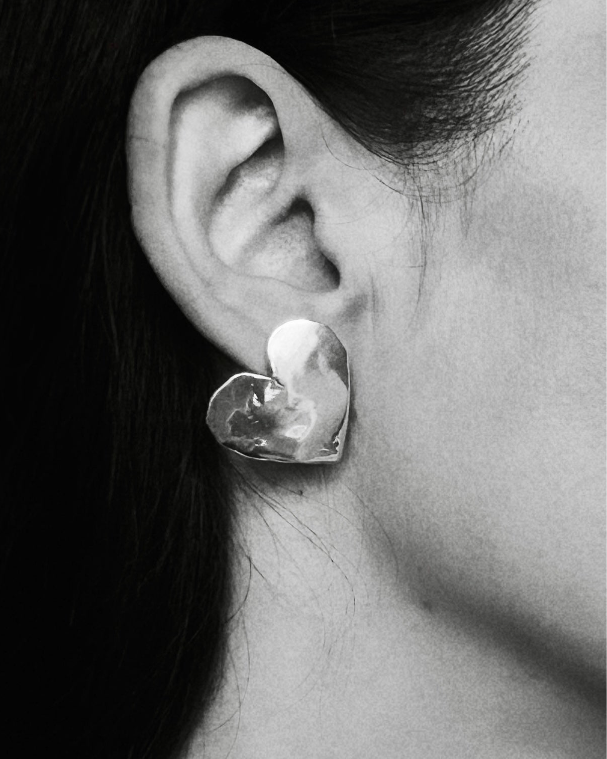 Amoremio_Ohrring_Herz_silber